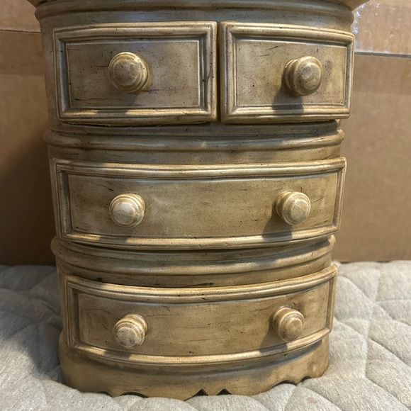 Vintage Rare Ceramic Jewelry Box